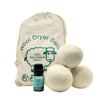 Ecologische drogerballen set met eucalyptus geurolie - Elicious