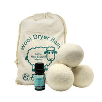 Ecologische drogerballen set met lavendel geurolie - Elicious