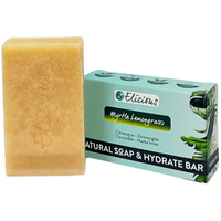 Handgemaakte natuurlijke zeep Myrtle Lemongrass 100g - Elicious