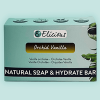 Handgemaakte natuurlijke zeep Orchid Vanilla 100g - Elicious