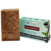 Handgemaakte natuurlijke zeep Serene Sandalwood 100g - Elicious