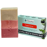 Handgemaakte natuurlijke zeep Triple Citrus 100g - Elicious