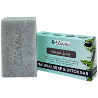 Handgemaakte natuurlijke zeep Volcano Scrub 100g - Elicious