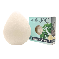 Konjac spons voor het gezicht Puur druppelvorm - alle huidtypes - Elicious