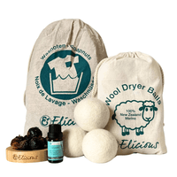 Natuurlijk wassen set – wasnoten, drogerballen & lavendel olie - Elicious