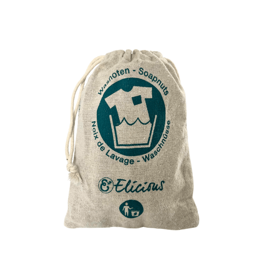 Wasnoten natuurlijk wasmiddel, startset 150gr - met waszakje - Elicious