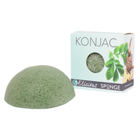 Natuurlijke Konjac gezichtsspons Groene Thee - anti bacterieel-Elicious