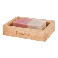 Bamboe zeepbakje extra sterk en hoog model-Elicious