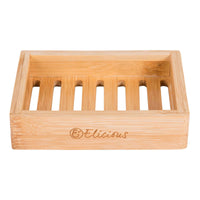Bamboe zeepbakje extra sterk en hoog model-Elicious