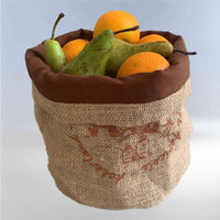 Boerenland zak van jute en organische katoen, zero waste -Elicious