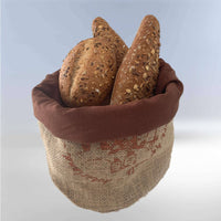 Boerenland zak van jute en organische katoen, zero waste -Elicious