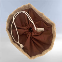 Boerenland zak van jute en organische katoen, zero waste -Elicious