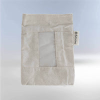 Bulkzakje van organisch katoen met kijkvenster, zero waste, klein formaat -Elicious