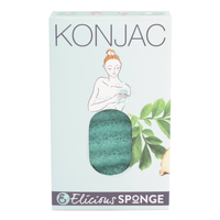 Natuurlijke Konjac badspons Peppermint - ontstekingsremmend-Elicious