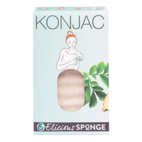 Natuurlijke Konjac badspons Walnoot - zachte peeling-Elicious