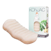 Natuurlijke Konjac badspons Walnoot - zachte peeling-Elicious
