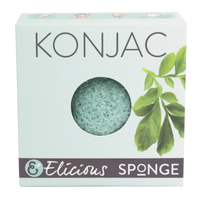 Natuurlijke Konjac gezichtsspons Peppermint - ontstekingsremmend-Elicious