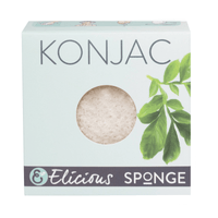 Natuurlijke Konjac gezichtsspons Walnoot - zachte peeling - Elicious