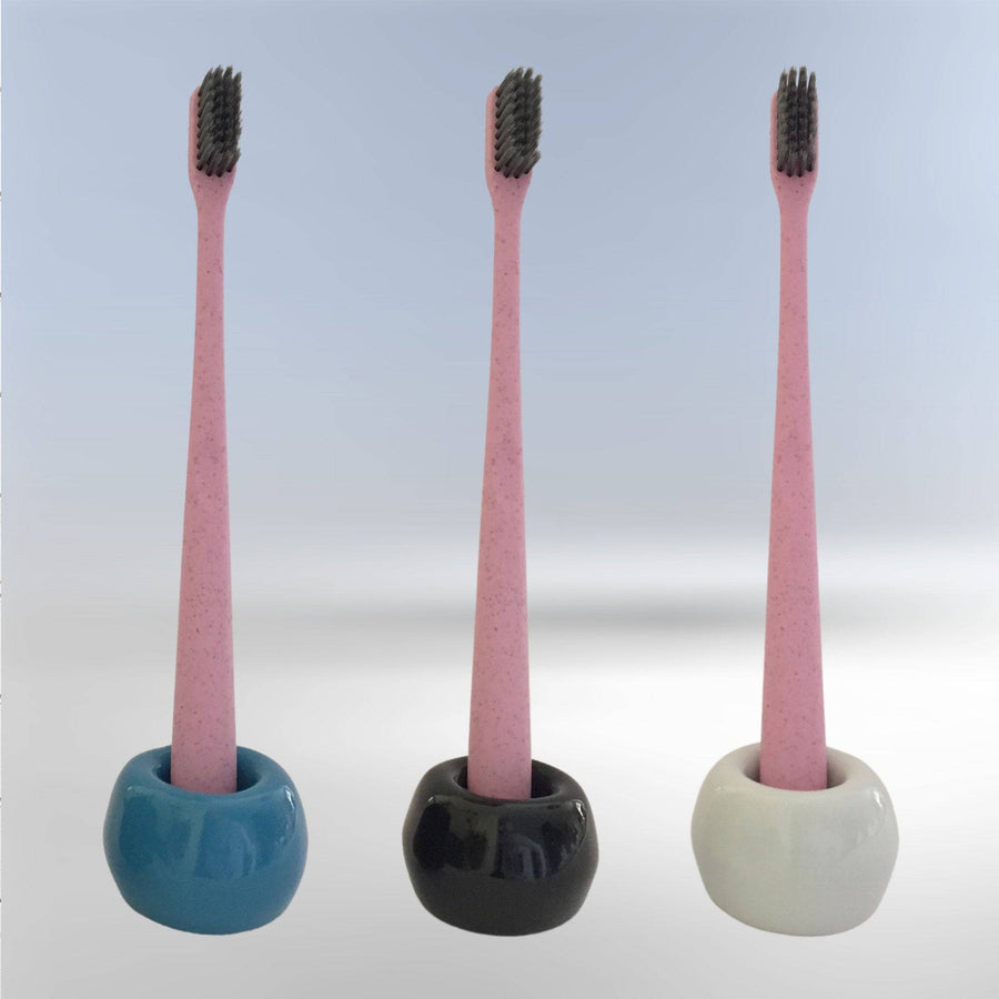 Biologisch afbreekbare tandenborstel van tarwestro rose-Elicious