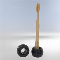 Tandenborstelhouder handgemaakt keramiek zwart-Elicious