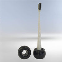 Tandenborstelhouder handgemaakt keramiek zwart-Elicious