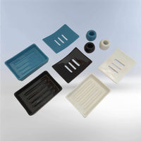 Zeepbakje Clausa handgemaakt keramiek blauw-Elicious