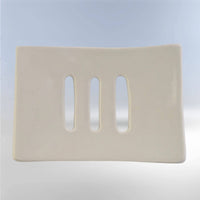 Zeepschaaltje Aperi handgemaakt keramiek wit-Elicious