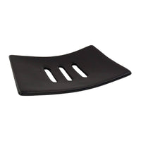 Zeepschaaltje Aperi handgemaakt keramiek zwart-Elicious