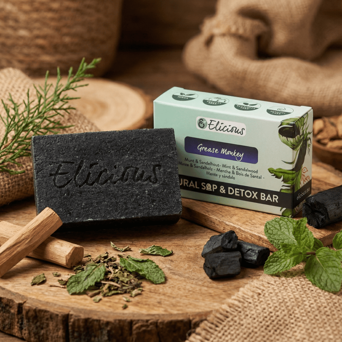 Handgemaakte natuurlijke zeep Gentlemen&