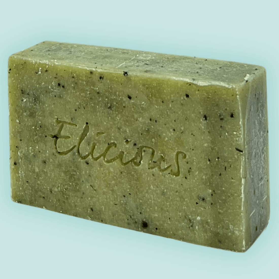 Handgemaakte natuurlijke zeep Just Green Tea 100g - Elicious