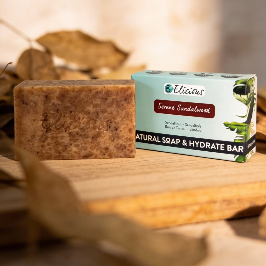 Handgemaakte natuurlijke zeep Woodlands set van 5 - Elicious