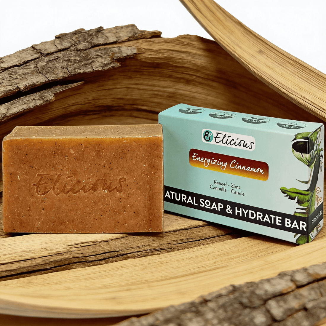 Handgemaakte natuurlijke zeep Woodlands set van 5 - Elicious