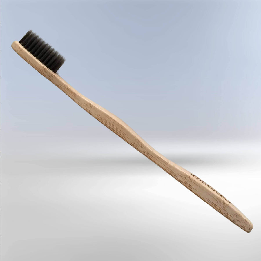 Milieuvriendelijke bamboe tandenborstel met charcoal-Elicious