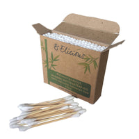 Plasticvrije bamboe wattenstaafjes-Elicious