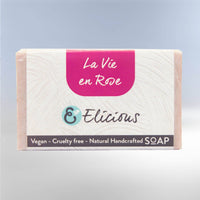 Handgemaakte natuurlijke zeep La Vie en Rose 100g -Elicious