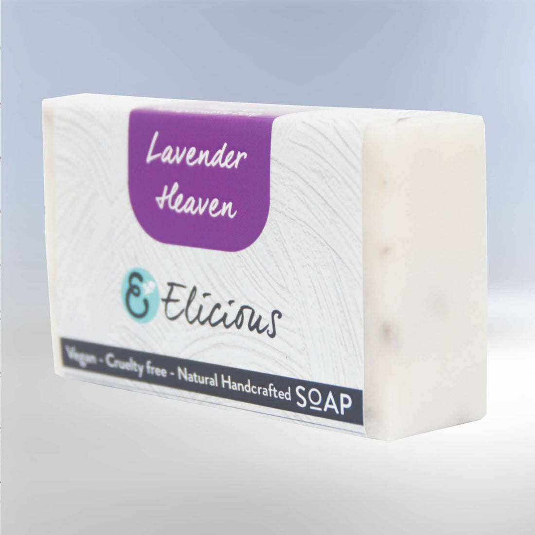 Handgemaakte natuurlijke zeep Lavender Heaven 100g -Elicious
