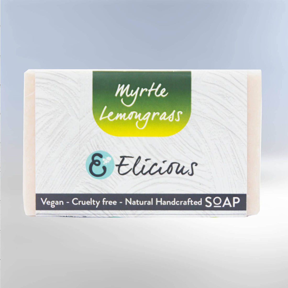 Handgemaakte natuurlijke zeep Myrtle Lemongrass 100g -Elicious