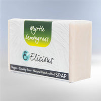 Handgemaakte natuurlijke zeep Myrtle Lemongrass 100g -Elicious